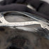 Antique American Art Nouveau Silver Overlay Glass Perfume Bottle, Alvin